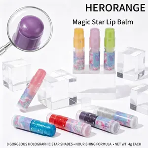 Shimmering Lip Balm, Jelly Texture, Pearl Finish, Brightens Lips, Moisturizing, Non-Drying, Clear Glass Lip Effect, Hydrating Lip Care