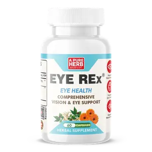 EYE HEALTH Astaxanthin Lutein Zeaxanthin Notoginseng Pure Herb Supplement 300mg (60 Capsules) Edible Fitness