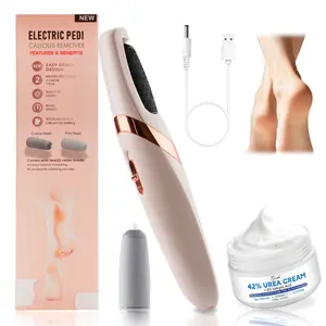 Electric Pedi Callus Remover Portable Rechargeable Cordless Foot File Pedicure Tool for Dead Hard Cracked Dry Skin Manicure Nail Care