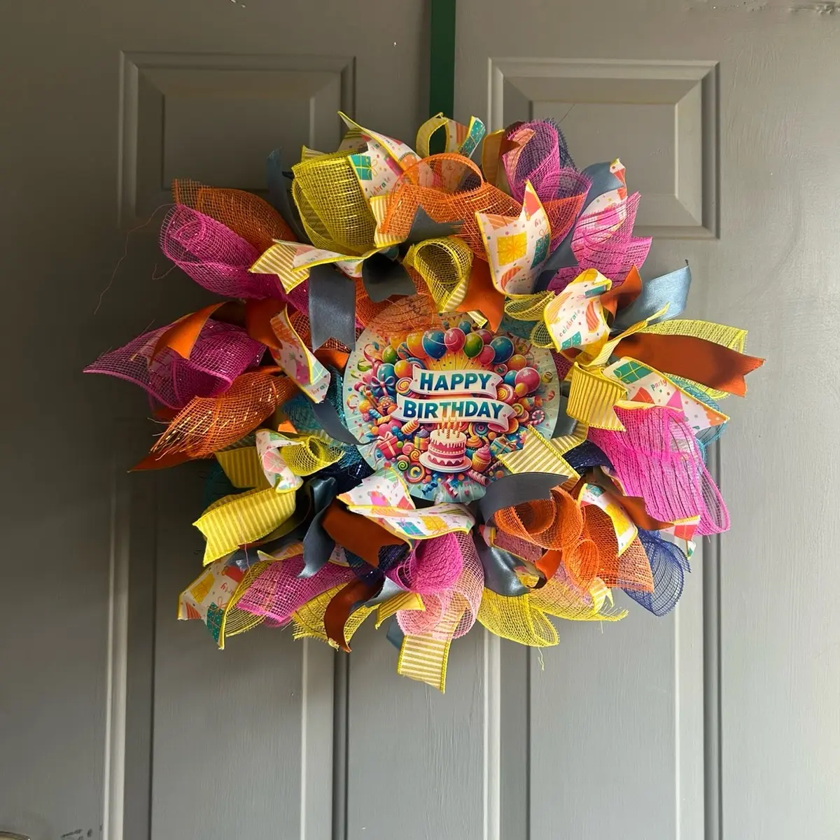 Happy Birthday Wreath