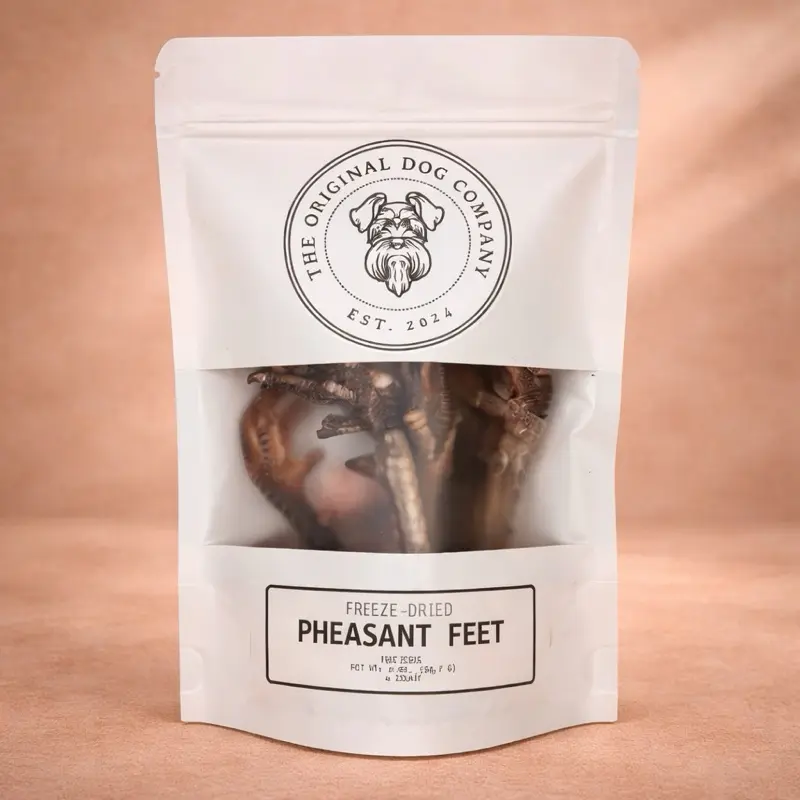 Freeze-Dried Pheasant Feet for Dogs & Cats | Natural Chew