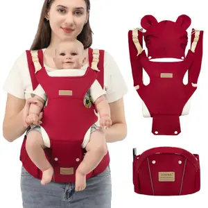 Multifunctional Baby Carrier, Front and Back Use, Adjustable Kangaroo Style, Suitable for Newborns to Toddlers, Hands-Free Design, Adjustable Ergonomic Carrier