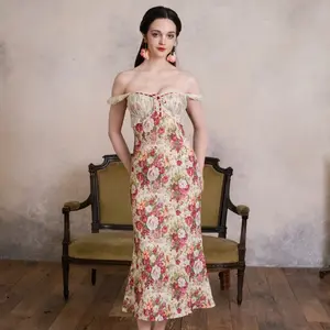 The Blooming Raiment Dress-LuminaVenus Dresses Women's Dress Wedding Guest Dresses Fall Clothing Vacation Homecoming Classy Outfit Sets Women Slim Fit Bridal Shower Elegant Rehearsal Dinner  Dress Elegance Ruffle