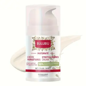 BULUBIU Maternité Stretch Mark Cream | Fragrance-Free Support for Skin Elasticity / 1.7 fl.oz (50ml)