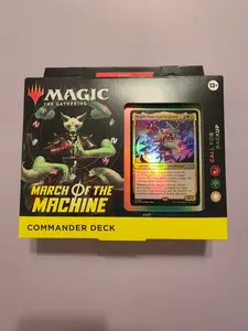 MTG March of the Machine Call for Backup Commander Deck Factory Sealed Magic