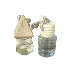 Nose Nuzzlers Car Diffuser - Apple Maple Bourbon Fragrance - Unique Apple Maple Bourbon Scent - Versatile Oval & Triangular Bottle Shapes