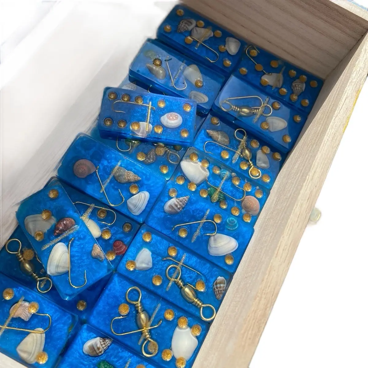 Custom Resin Domino Sets - Perfect for Family Game Nights