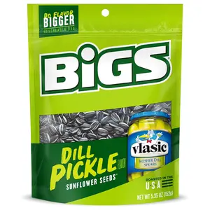 Sunflower Seeds, Vlasic Dill Pickle Flavor, 5.35 oz. (12)