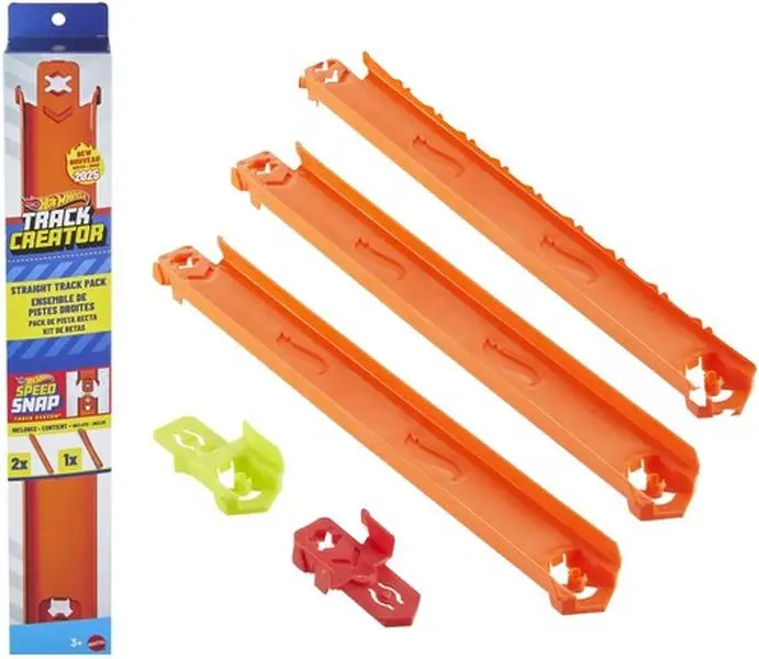 Hot Wheels Track Creator Straight Track Pack  [COLLECTIBLES] Toy Car