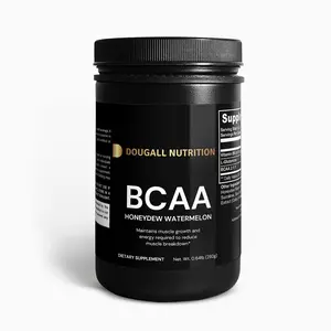 Dougall Nutrition BCAA Post Workout Powder Honeydew Watermelon 5000mg Branched-Chain Amino Acids & Glutamine for Muscle Recovery & Growth