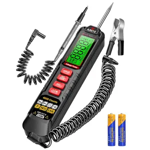 0.5V-600V Multimeter, Automotive Test Light,Buzzer Circuit Tester with  Probe,Polarity  Light, Continuity  Fuse Tester Pen with  Clip for Sedan, SUV, RV,