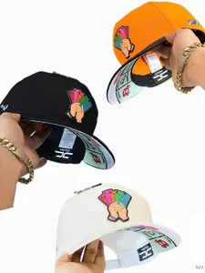 21 Blackjack"- Flat bill Trucker Snapback - Red Baseball Cap for Men & Women Soft Breathable Cotton Adjustable Fit Metal Buckle Closure All Seasons Wear United States Design