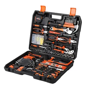 236 Piece Socket Wrench Auto Repair Tool Set, General Household Hand Tool Kit with Mixed Tools for Car Home Garage Workshop