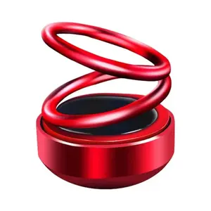 Solar-Powered Rotating Car Air Freshener & Cooler - 2-in-1 Magnetic Levitation Aromatherapy & Heat Dissipation Ornament