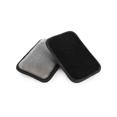 The Rag Company 1-Piece Interior Scrubber - Soft Microfiber Pad Safe for Car, Boat Interior Surfaces, Scratch-Free, Streak-Free Finish, 4 Pack, No Harsh Effects for Deep Cleaning, One-Piece