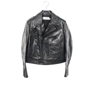 Pre-owned Dior Other Small Leather Goods Leather Riders Jacket