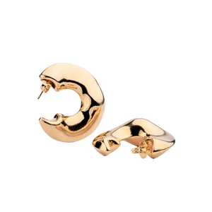 Ana Bold Sculptural Hoop Earrings