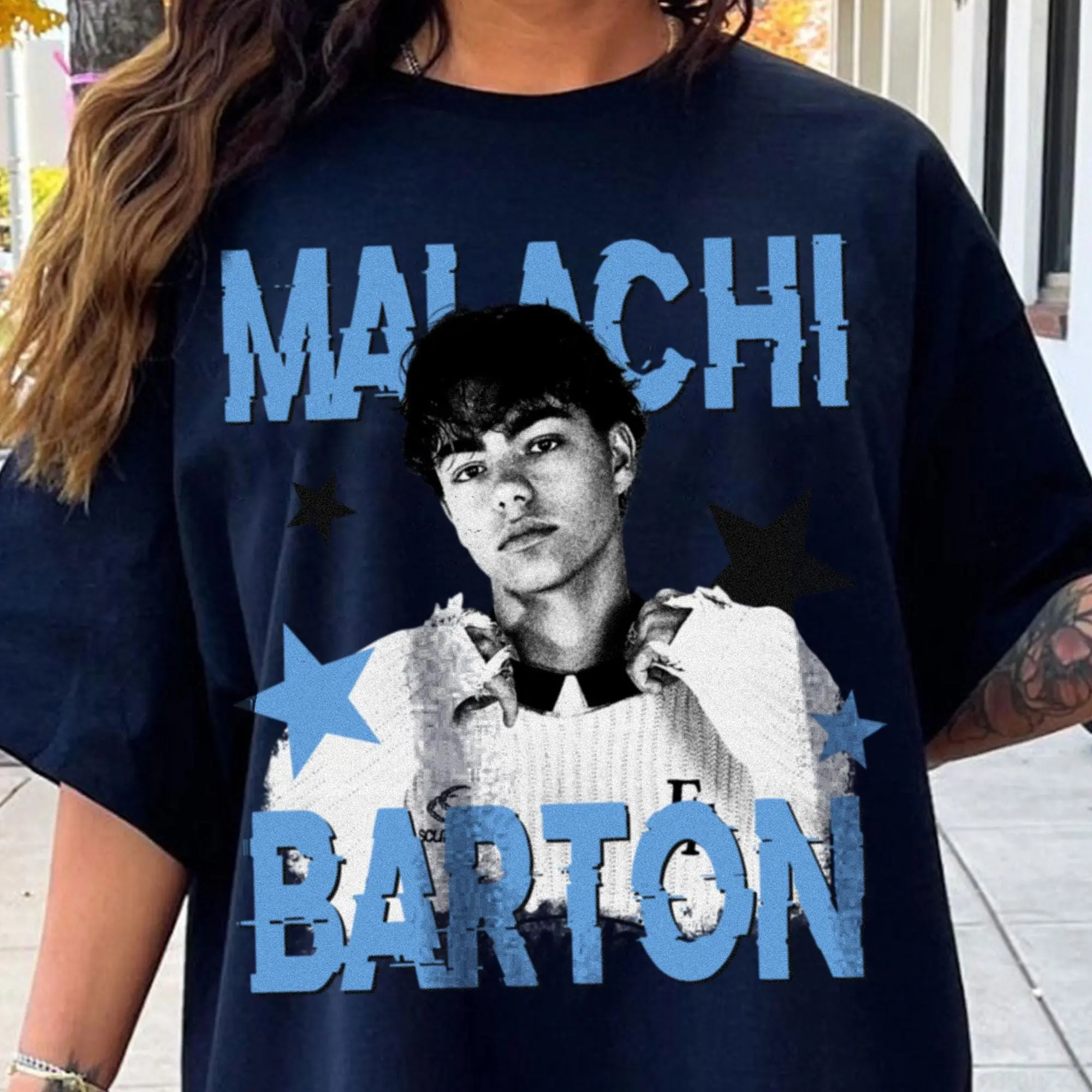 Malachi Barton Vintage Tees, De.sce.ndants Character Oufit, Trending Tee, Casual Trip Gift 2025