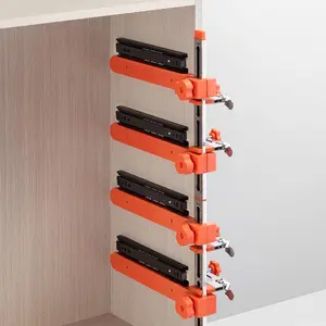 Drawer Rail Edge Clip, DIY Furniture Cabinet Drawer Guide Auxiliary Fixed Woodworking Tools, Rail Guide Installation Fixed Tools