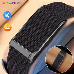 Fashionable Screenless Smart Bracelet, GPS Fitness Tracker for Men and Women, 30 Days of Extra-Long Battery Life, IP68 Waterproof, Message Alerts, Multiple Exercise Mode Tracking, Smart Wearable Device, Gift, Free Silicone Strap, GPS Smartwatch