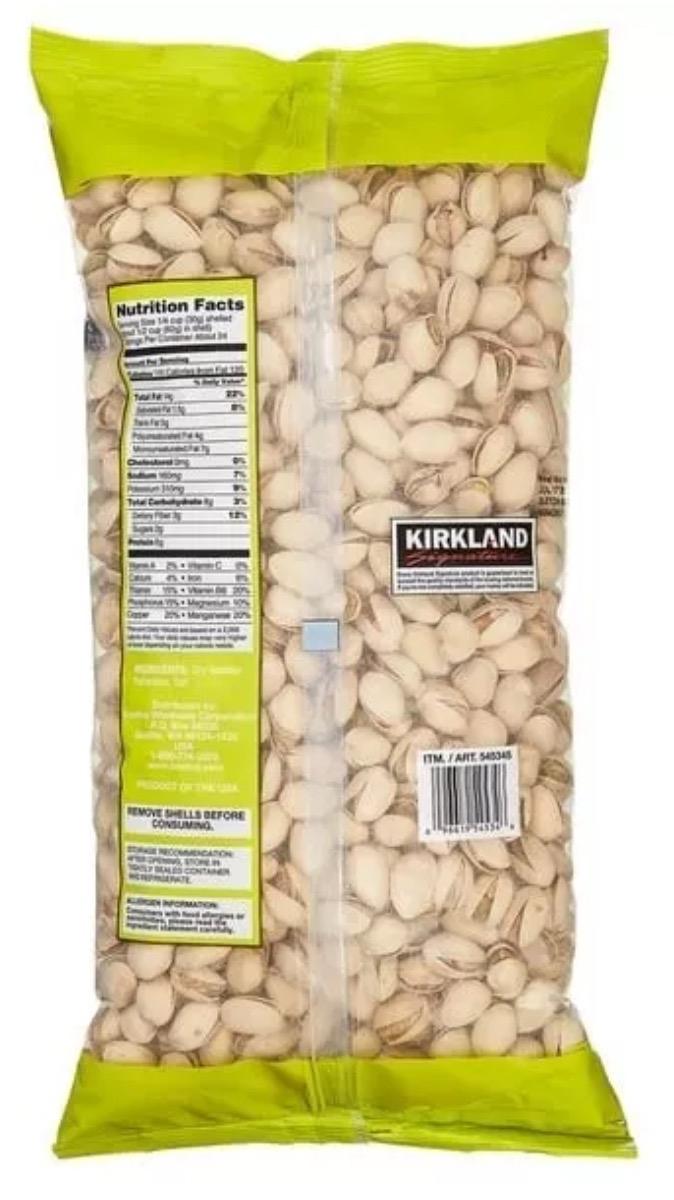 In-Shell Pistachios, Roasted & Salted, Kosher, 3 lb - High Protein Nut
