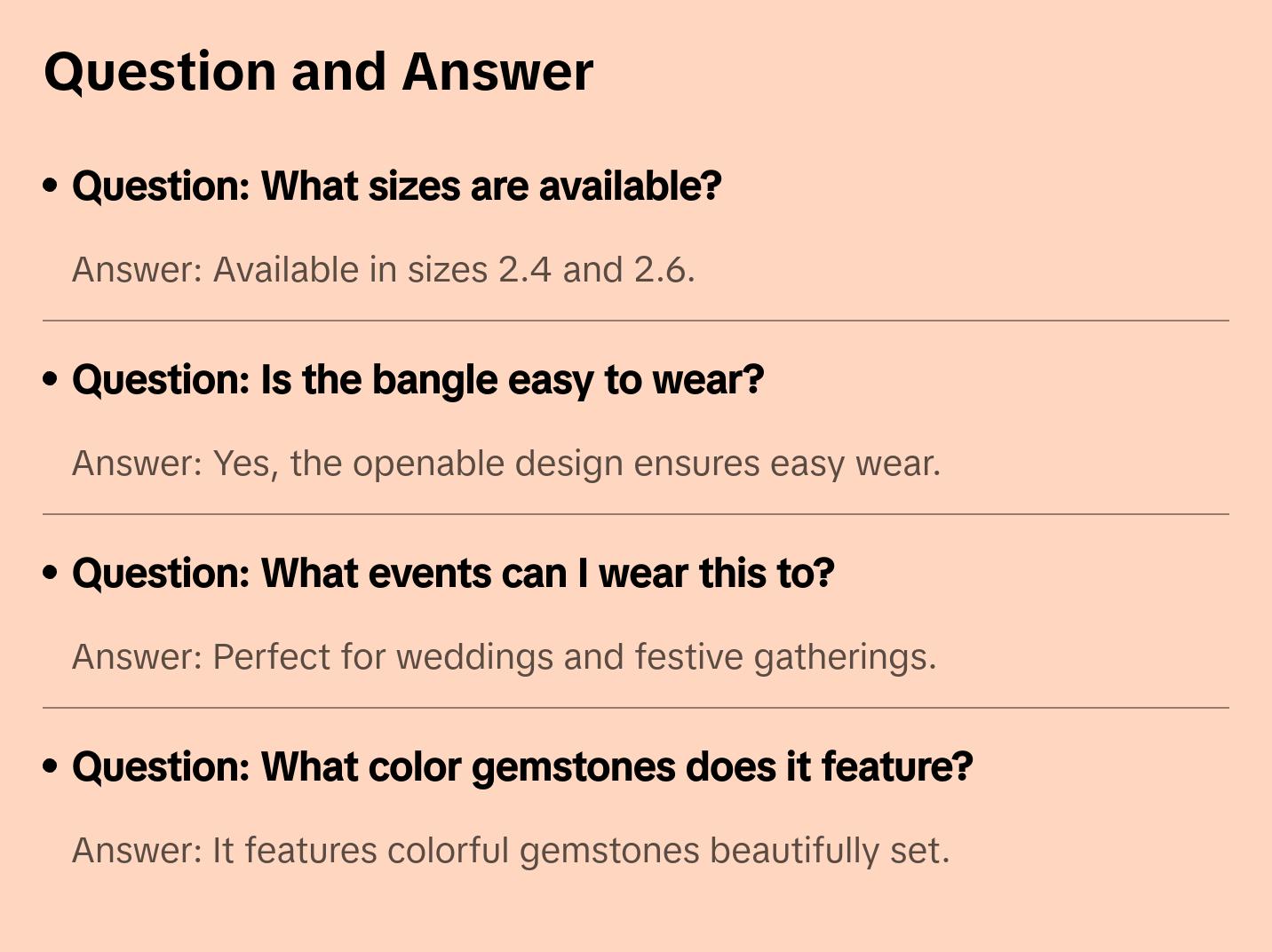 Premium Openable Statement SINGLE Bangle - 2.2, 2.4 and 2.6 - with Gold Plating and Colorful Gemstones for Festive Wear simple style jewelry