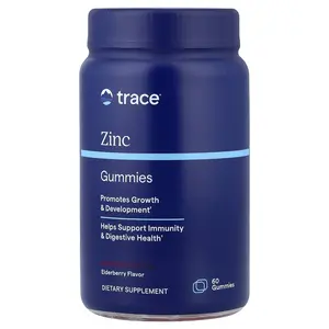 Trace Zinc Gummies, Elderberry, 60 Gummies (15 mg per Gummy)