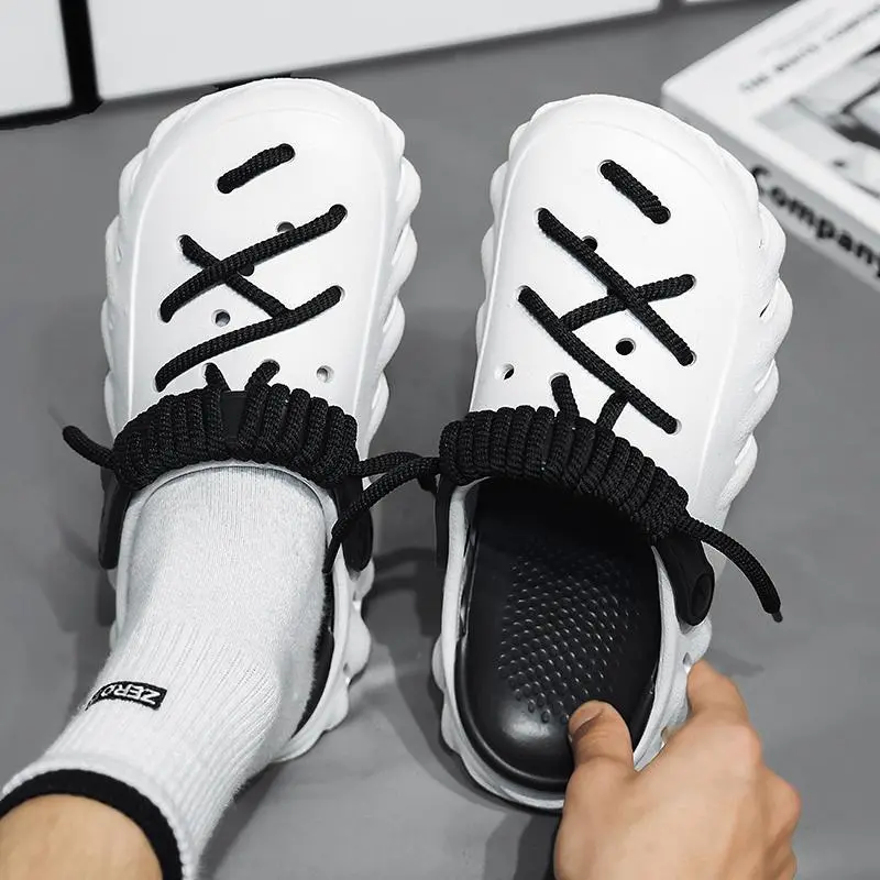 2025 summer new breathable casual fashion lightweight non-slip slippers multifunctional unisex indoor and outdoor beach shoes casual style fashion shoes