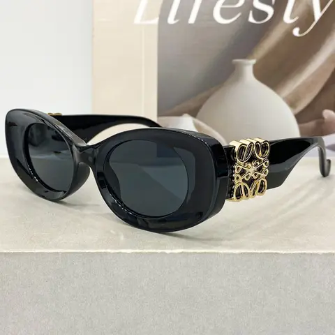 Vintage Oval Frame Shape Glasses, Stylish Glasses, Letter Decoration Women's Fashion Eyewear, Lightweight Luxury Street Style Trendy Frames Sunglasses, All-Season Casual Wear