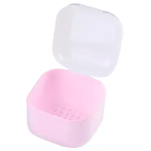 1Pcs Nail Tool Sterilizer Nail Drill Bits Cleaning Box Disinfection Container For Nail Art Accessories Manicure Sterilization Tray Salon Supplies Sterilizer Cup With Drain Basket pink