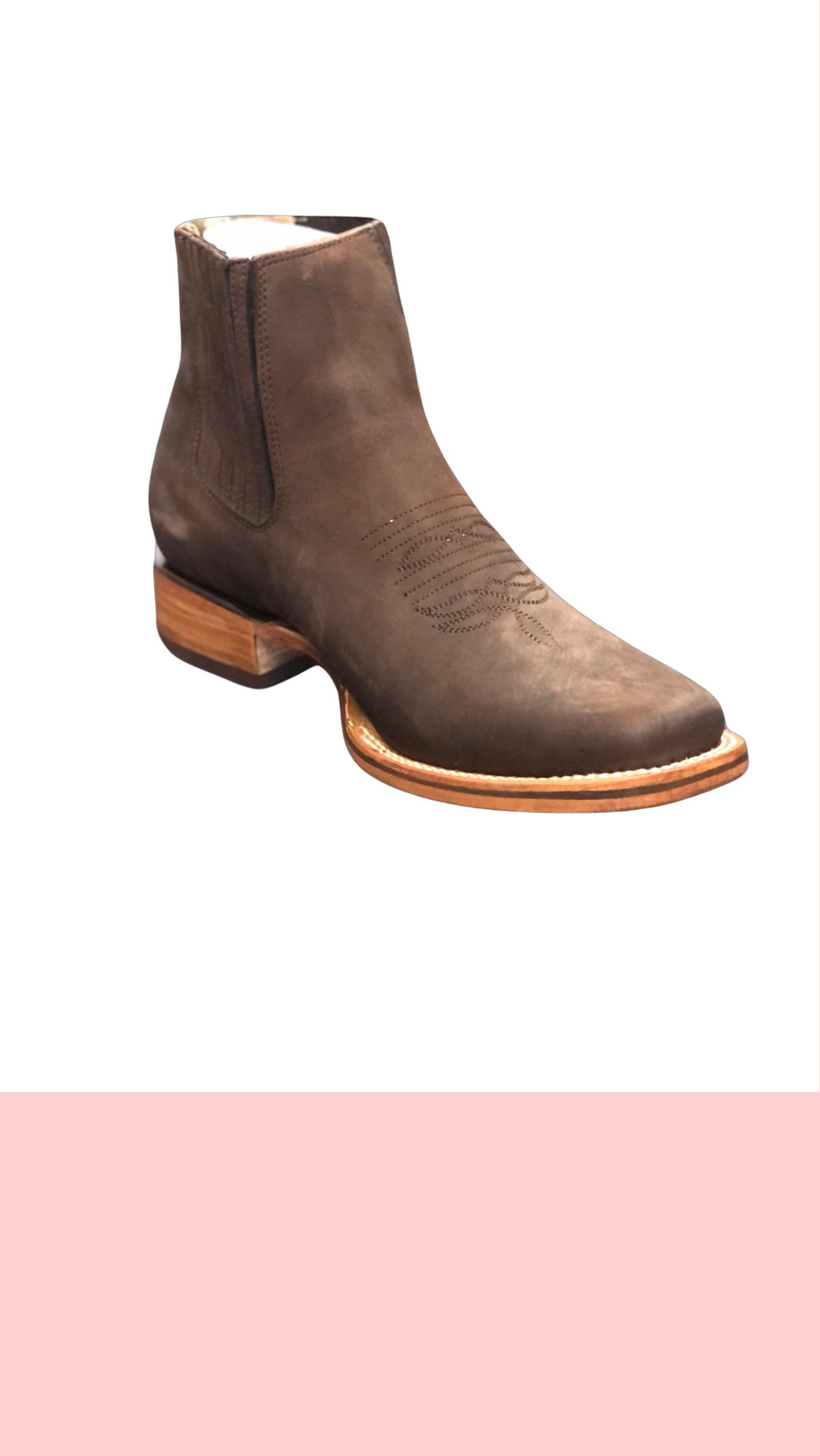 Botines Charros La Sierra Boots con Punta Cuadrada