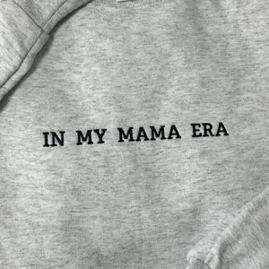 In My Mama Era Embroidered Crewneck Sweatshirt
