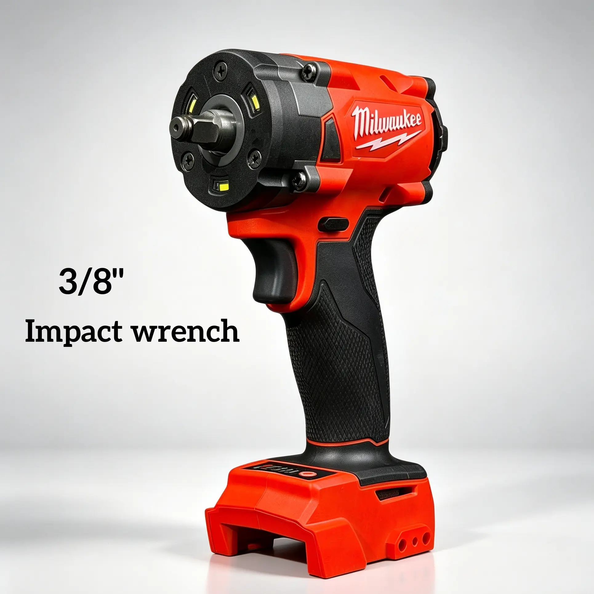 Milwaukee 3/8 Inch Multi-Fit Cordless ImpactWrench, Construction Tools, Speed Wrench,Striker Tool With 18V Working Voltage,300Nm Maximum Torque,0-2400RPM No-Load Speed And 0-3500IPM Impact Rate ForMechanical Repair And AutomobileMaintenance Works