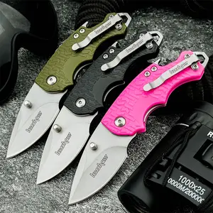 High-Quality 3800 Type Folding Knife, 8cr13mov Blade, Nylon Fiberglass Handle, Portable Outdoor Camping Tool, Fishing Equipment