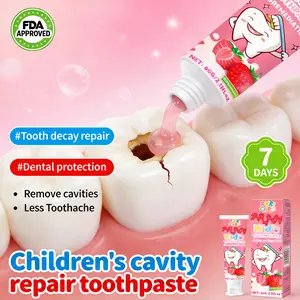 ZKRICARO Kids Toothpaste for Cavity Repair FDA Certified Strengthens Enamel Removes Plaque Freshens Breath Promotes Oral Health