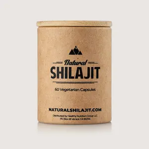 Natural Shilajit Capsules - 100% Pure Shilajit for Men & Women with Fulvic Acid & Trace Minerals - 0.2g per Capsule - 60 Count gut health supplement Healthcare Dietary Fitness Edible
