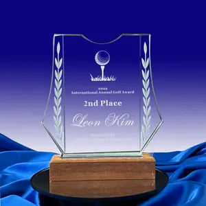 Personalized Crystal Employee Award, Retirement Appreciation , Manager, with Laser Engraving,  Gift for Dr, Nurse , Hospital, Glof , Plaue