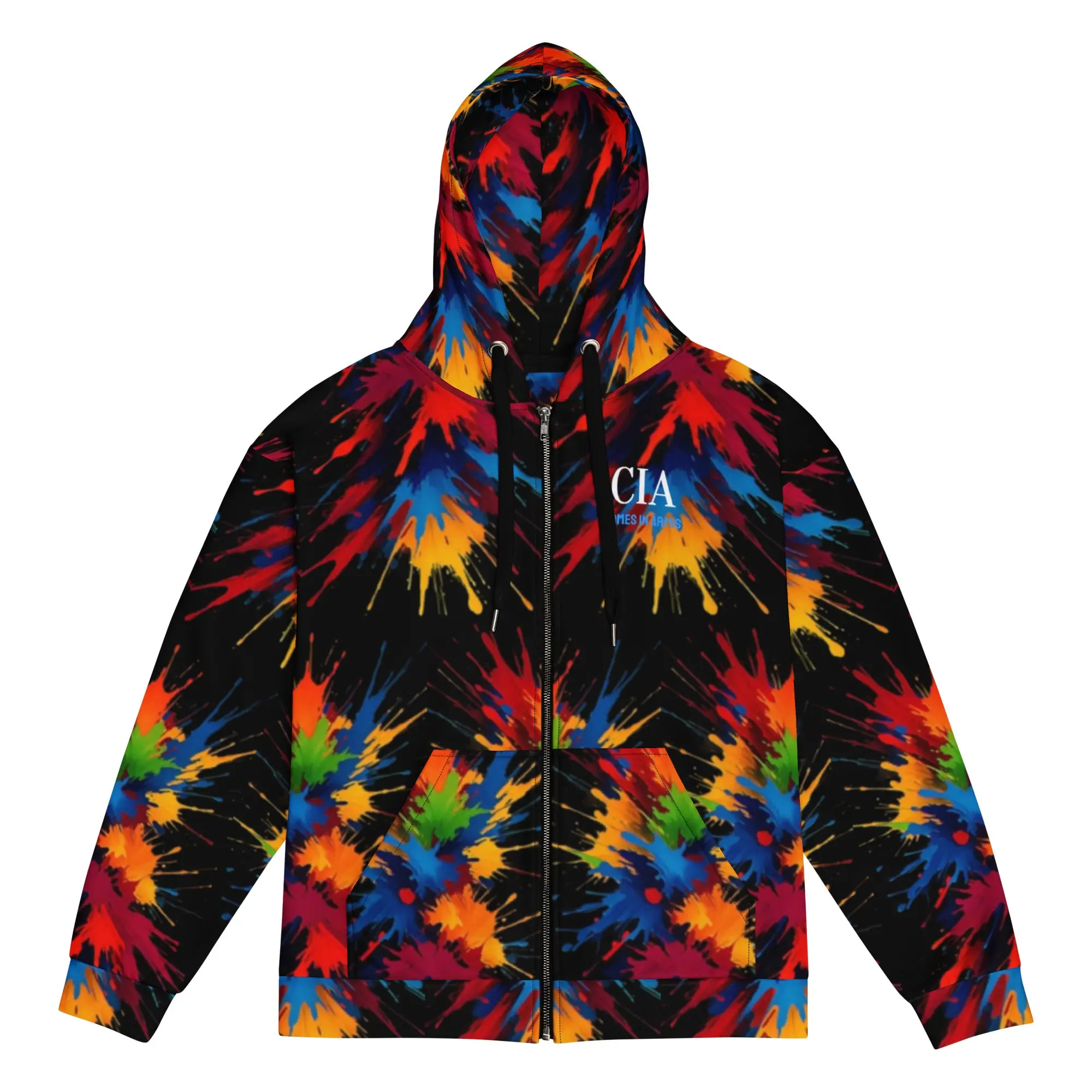 CIA NOIR Paint Splash Hoodie