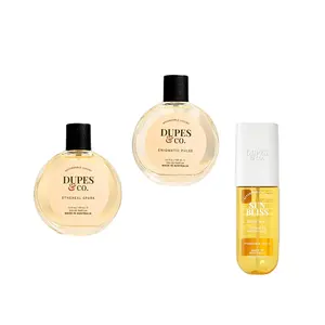Best Sellers Bundle - Enigmatic Pulse Perfume - Ethereal Spark Perfume - Sun Bliss Body Mist - 3 Captivating Scents for All-Day Wear Made in Australia Luxury Fragrances - Dupes & Co.