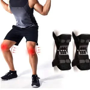 2PCS Spring Force Knee Pads, Knee Booster Knee Joint Support Powerful Non‑Slip Leg Protector Strength Training Strength Training,Knee Booster, Knee Brace Knee Brace with Springs, To And Support The Knee Joint, Suitable For Stair Climbing Fitness