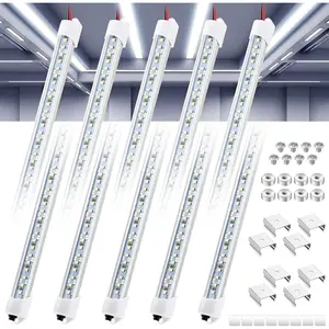 8 count  LED Light Bar with  and  12V LED Light Strip White 12V Interior Lighting for Indoor Room Home,  Cargo  Trailer Van