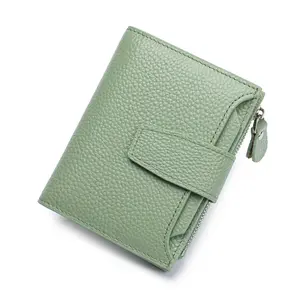 Women's RFID anti-scan wallet and card holder, elegant, compact, portable, multifunctional ID holder, a commemorative gift for a girlfriend or mother