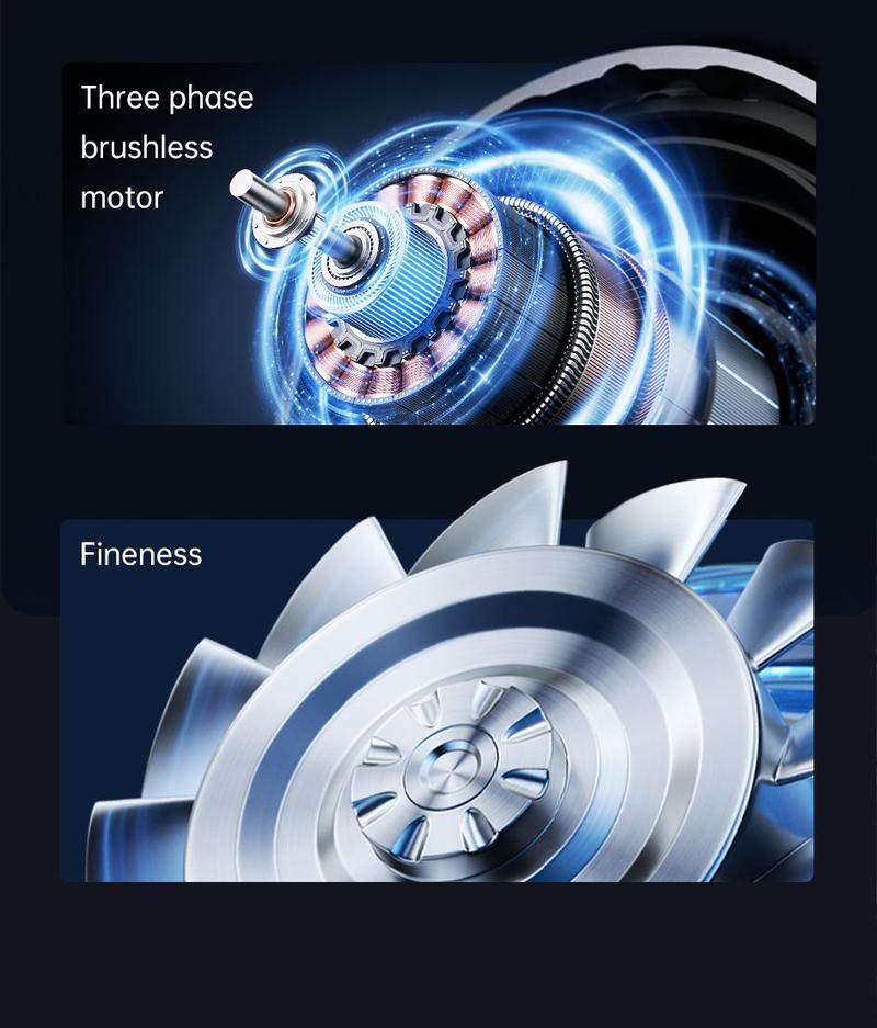 JISULIFE Portable Handheld Turbo Fan 100 Speeds Adjustable Mini Personal Fan 9000mAh USB Rechargeable Battery Operated LED Display Compact Design