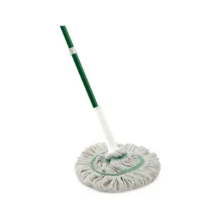Tornado Twist Mop with Cotton Blend Head - Versatile Cleaning Tool for Various Surfaces