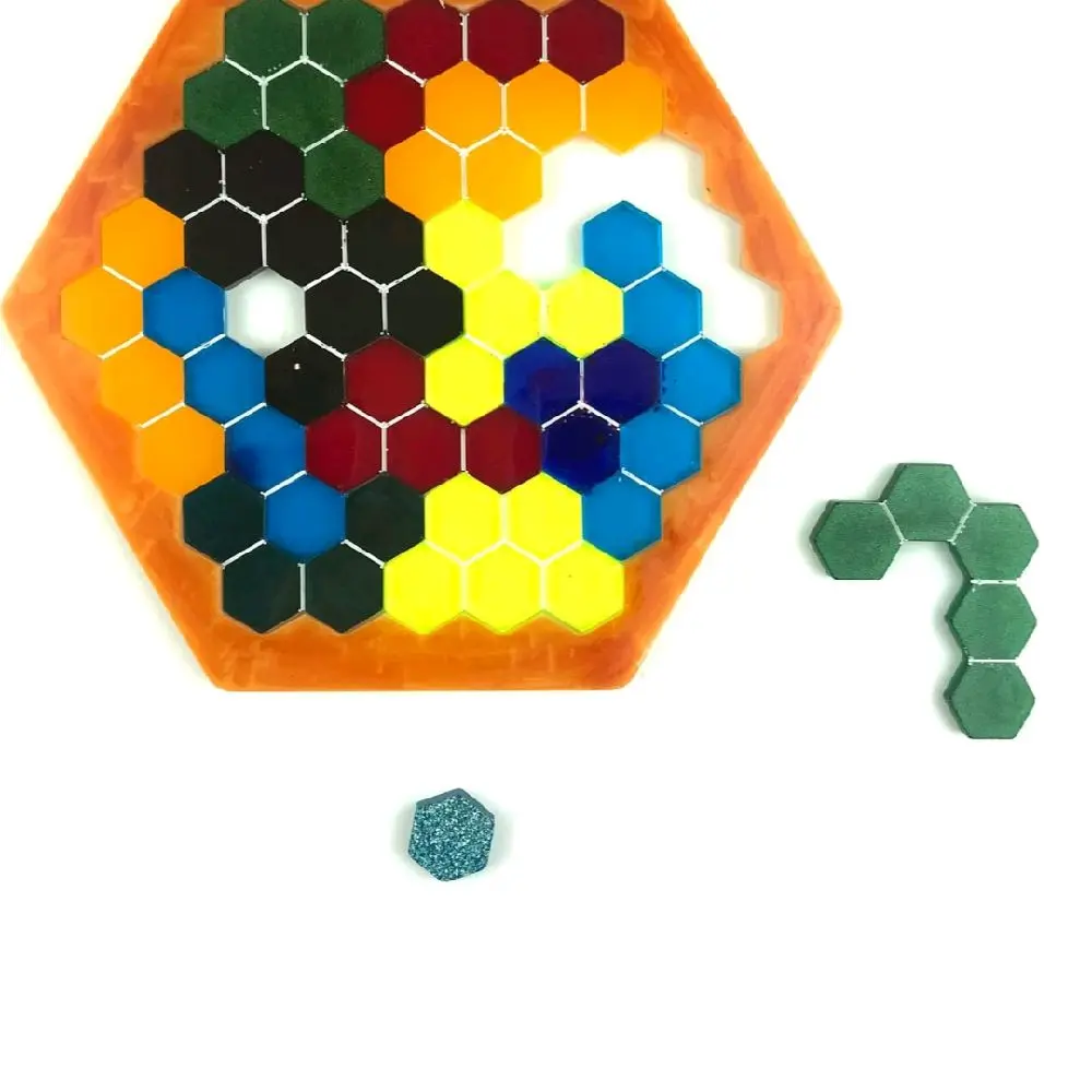 Hexagonal Puzzle Game - Customizable Colors & Themes for Engaging Play