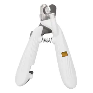 Led Pet Nail Clippers, Built-in Grinder, Anti-Splash, Quick Sensor for Dogs & Cats, Ergonomic Handle Claw Trimmer