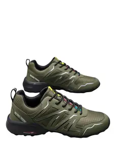 Classic European Outdoor Hiking Shoes and Cycling Shoes for Men Large Size Durable Work and Mountain Shoes for Outdoor Activities High Comfort and Style