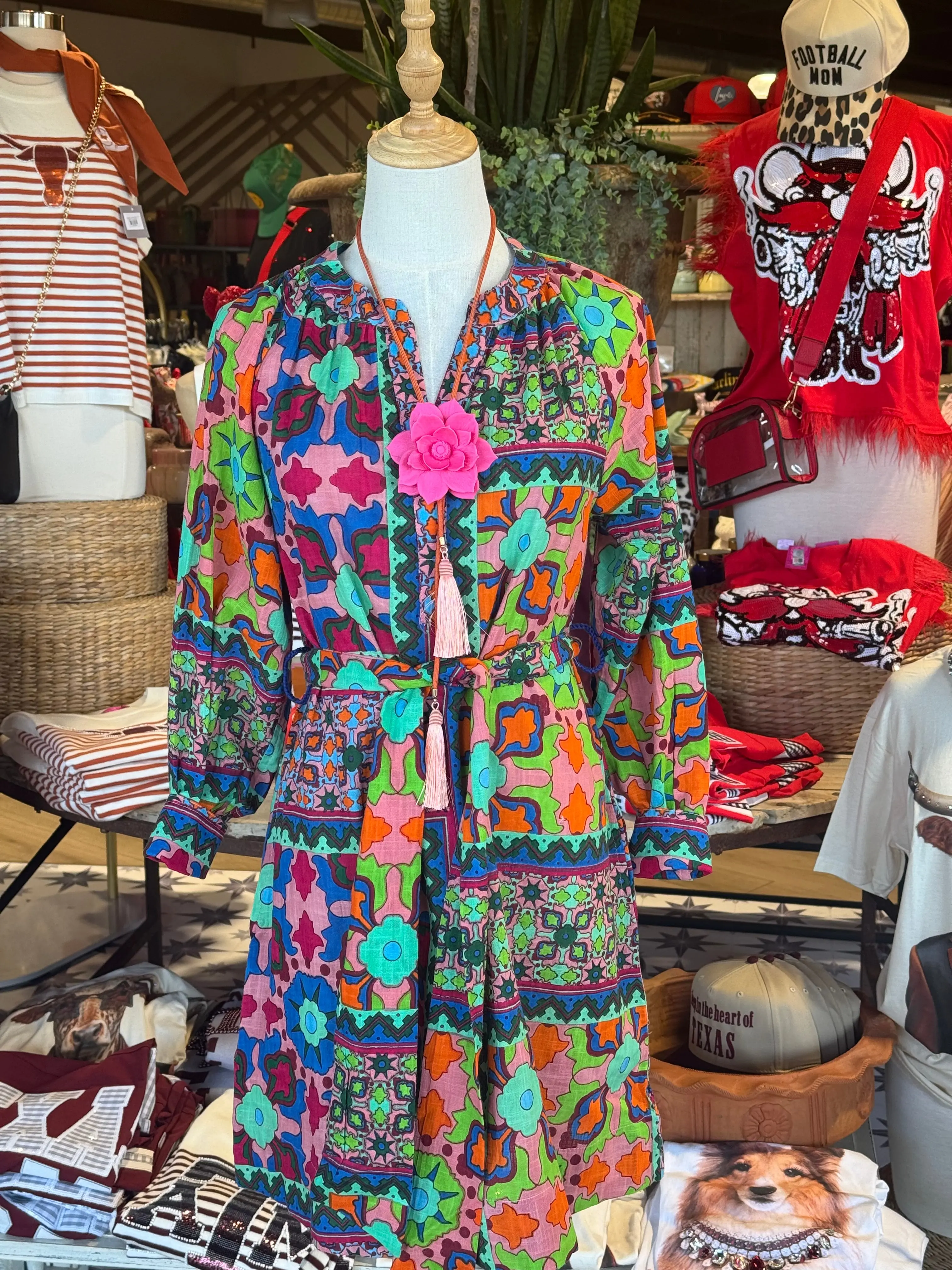 Popover Patch Dress