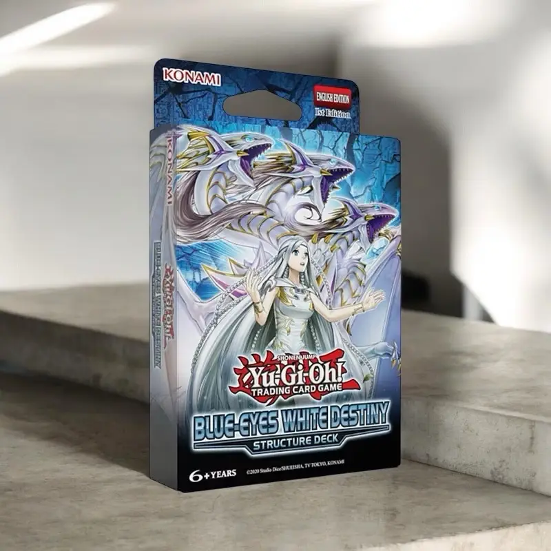 Yu-Gi-Oh! Blue-Eyes White Destiny Structure Deck | Official Konami TCG | Ready-to-Play Kaiba Deck Duelists