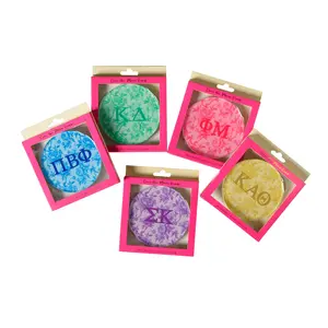 Sorority Reversible Sided Acrylic Floral Coaster